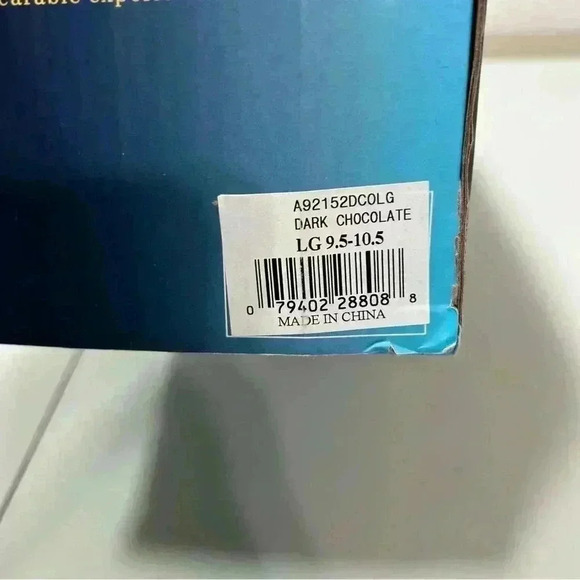 Isotoner Men’s Comfortable Brown Rubber Sole Warm Slippers Size Large 9.5-10.5 - Picture 5 of 10